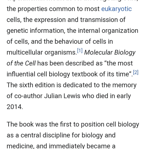 CELLS & MOLECULAR BUOLOGY OF THE CELL - Picture 5 of 15
